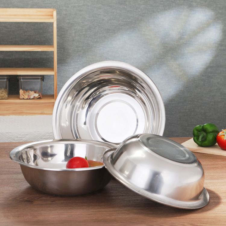 Stainless steel mixing bowl